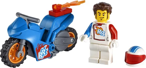 Miniatura 2 de LEGO City Rocket Stunt Bike 60298 Kit de construcción (14 piezas)