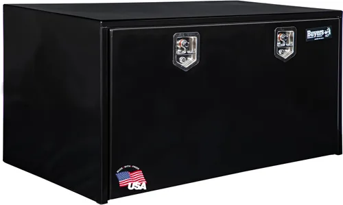 Miniatura 33 de Buyers Products 1703349 - Caja de acero negro para debajo de la carrocería con pestillo de mango en T, 14 x 12 x 18 pulgadas, caja de herramientas