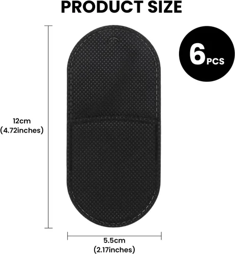 Miniatura 2 de Ouligay 6 piezas de parches para ojos, parche para ojos negros, parche reutilizable para ojos perezosos, parches médicos para adultos para tratar