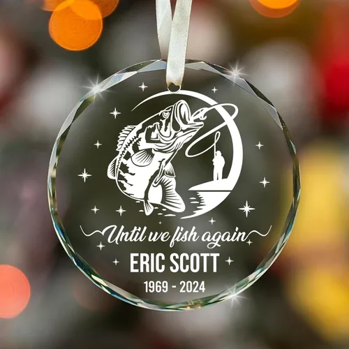 Miniatura 26 de Adorno de cristal con foto personalizada 2026 – Adorno de Navidad familiar personalizado, nombre personalizado, foto, fecha, recuerdo del día