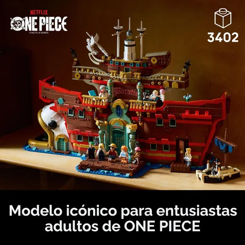 Miniatura 2 de LEGO One Piece The Baratie Juego de Construcción de Restaurante Flotante para Adultos - Bloques de Construcción Coleccionables para Fanáticos