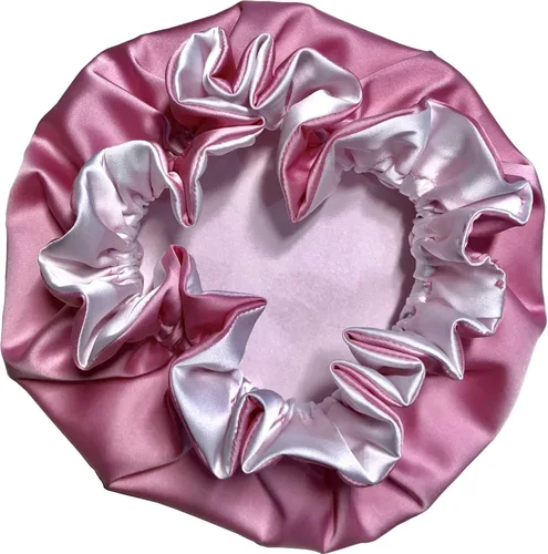 AKISS - Exquisita gorra para dormir reversible con forro de satén para bebés, recién nacidos, niños grandes y pequeños y mamásmujeres