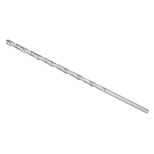 Miniatura 63 de Broca helicoidal extra larga, 0.276 in de diámetro de taladro 9.843 in de longitud total, broca helicoidal de acero de alta velocidad