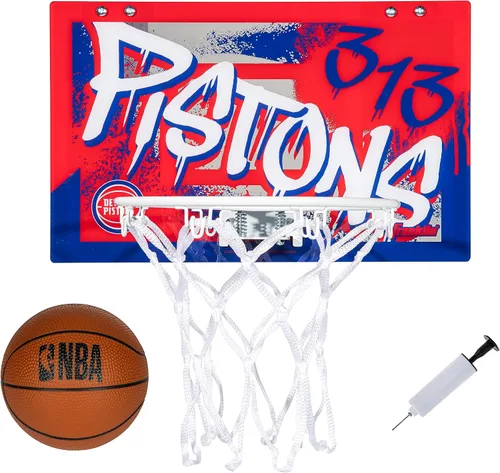 Miniatura 31 de Franklin Sports NBA Team Over the Door Aros de Baloncesto - Mini Aro de Baloncesto Interior para Niños + Juego de Pelota - Mini Aros para Fanáticos