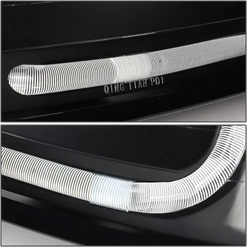 Miniatura 4 de Repuestos LED DRL de faros delanteros y traseros DNA Motoring, luces de repuesto, Negro Claro
