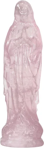 Miniatura 14 de Rockcloud Figura de cristal curativo Amatista Virgen María sosteniendo bebé figura religiosa escultura Nuestra Señora Reiki bendito regalos