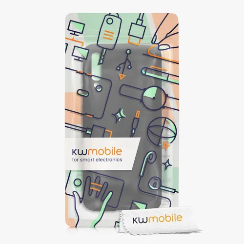 Miniatura 7 de kwmobile Funda compatible con Samsung Galaxy A70 - Funda protectora de silicona TPU suave y delgada, color negro mate