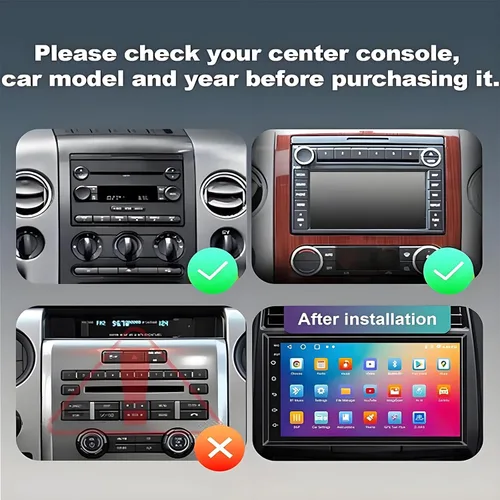 Miniatura 2 de PHEZEN Estéreo de coche de 7 pulgadas con pantalla táctil para Ford F150 2004-2008 F250 2006-2014, Radio de coche Android 13.0 para Escape Focus