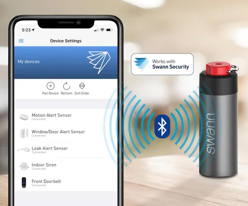 Miniatura 9 de Swann ActiveResponse - Alarma de seguridad personal móvil, sirena de emergencia de 110 dB con alertas SMS y conectividad móvil, batería de larga