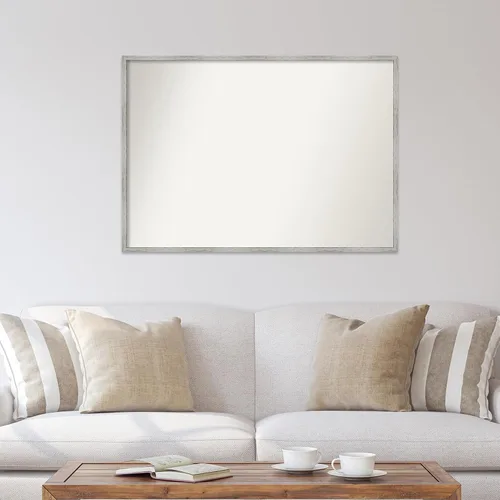 Miniatura 200 de Amanti Art Espejo de baño blanco para sobre el fregadero, 32 x 45 pulgadas, espejo de tocador rectangular blanco esbelto, marco de madera moderno