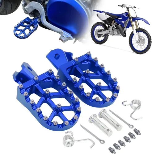 Miniatura 12 de AnXin Reposapiés de Motocicleta Universal CNC para CRF XR CR 50-125cc CT200U Mini Bike SSR Apollo RFZ TaoTao Lifan Kayo Coolster Pit Bike - Negro