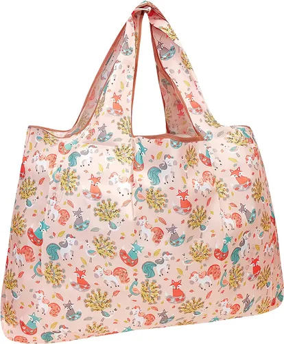 Miniatura 15 de allydrew - Bolsa grande plegable de nailon, reutilizable para compras