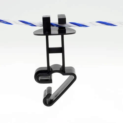 Miniatura 3 de Aisladores para alambre de valla eléctrica, poste en T a presión que sostiene aisladores eléctricos de valla (48)