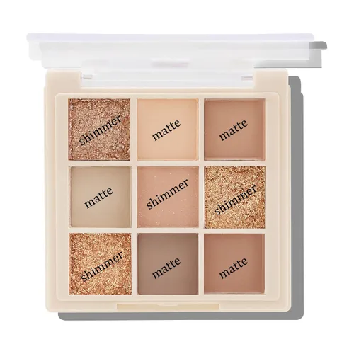 Miniatura 2 de Boobeen Paleta de sombras de ojos nude – maquillaje mate y brillante, polvo cremoso altamente pigmentado para sombra de ojos, crea un aspecto
