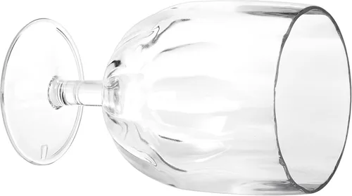 Miniatura 5 de Paquete de 8 copas de vino de plástico con tallo, copas transparentes irrompibles de 12 onzas, copas de vino reutilizables, sin BPA, a prueba