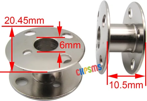 Miniatura 3 de CKPSMS Marca – Bobinas de metal #172222 compatibles con Singer Class 66, 66-6, 99, 99-13, 185, 185CL, 192,201 (10 piezas)