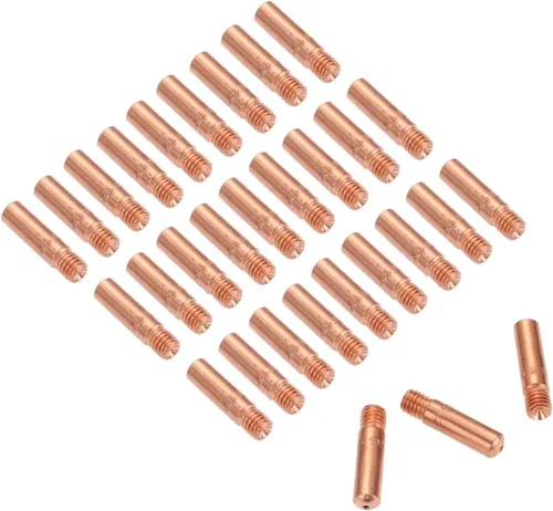 Miniatura 8 de 30 puntas de contacto de soldadura MIG 11-23 (0.023 pulgadas) de repuesto para pistola de soldadura Lincoln/Magnum 100L y Tweco Mini #1 MIG