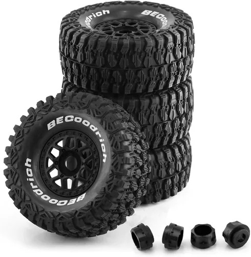 1/7 1/8 RC Short Course Truck Buggy Neumáticos y ruedas 0.669 in Hex OD 5.315 in Neumáticos todoterreno para 1:7 1:8 Escala RC Off-Road Truck Car