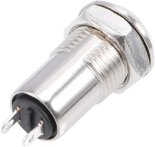 Miniatura 4 de uxcell 1 interruptor de botón eléctrico de 0.472 in con 2 posiciones en OFF