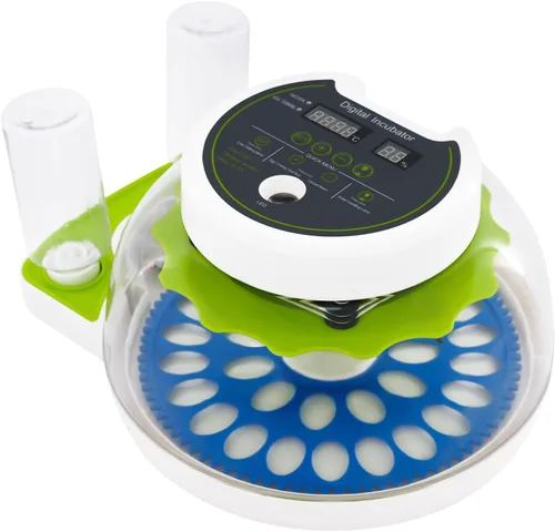 Miniatura 10 de Incubadora de huevos de codorniz para incubar 60 huevos de codorniz con giro automático de huevos y control de humedad, codornices pequeñas