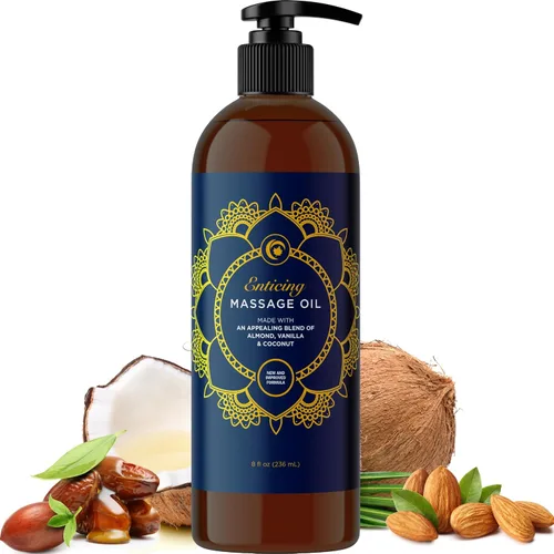 Miniatura 15 de Aceite de masaje relajante para terapia de masaje, aceite de masaje de cuerpo completo de aromaterapia con encantadores aceites esenciales