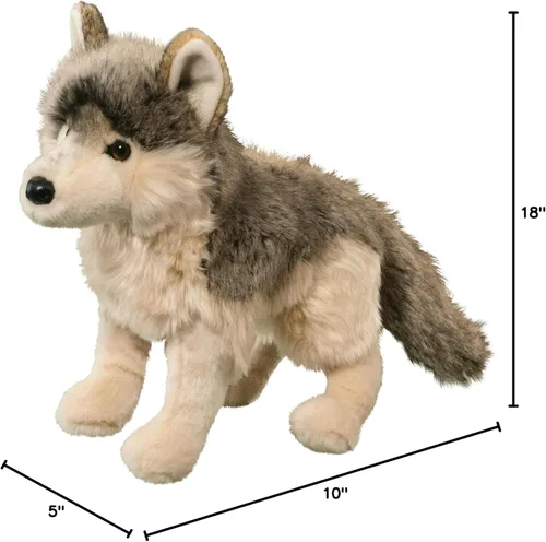 Miniatura 4 de Douglas Peluche de lobo ahumado