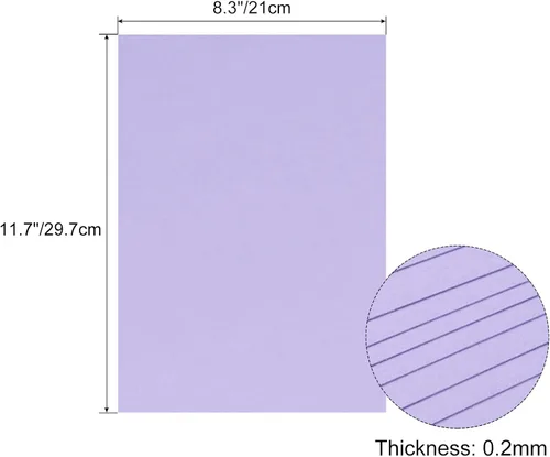 Miniatura 2 de MECCANIXITY Papel de cartulina para álbumes de recortes de 8.3 x 11.7 pulgadas, 74 libras/7.05 oz/m² para Navidad y Año Nuevo, artes y manualidades