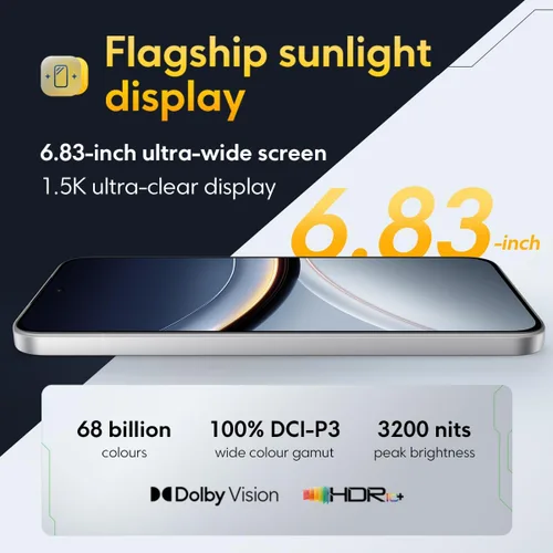 Miniatura 5 de XIAOMI Poco F7 Ai 5G (para Tmobile Mint Tello & Global) (512 GB + 12 GB) NFC 1.5K 6.83 pulgadas Amoled 50MP Sony Cam Gamers Phone NFC Dual sim Blanco