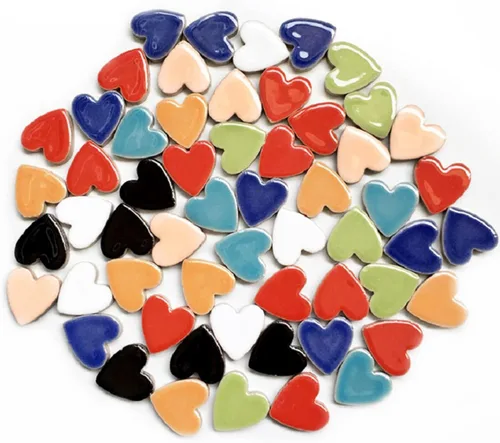 Miniatura 7 de Azulejos de mosaico de cerámica irregulares de color aleatorio de 1.1 lb, para hacer bricolaje, creativos, para platos de bricolaje, macetas