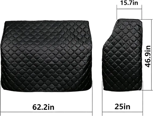 Miniatura 2 de Cubierta vertical para piano-Forro de algodón grueso, impermeable, a prueba de polvo, protector solar, anticolisión-protección del piano, cubierta