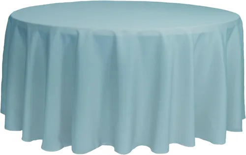 Miniatura 97 de YOUR CHAIR COVERS - Mantel redondo de poliéster prémium de 120 pulgadas - Mantel de lino color champán para mesas redondas estándar