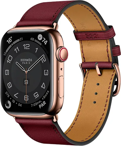 Miniatura 48 de LB1 - Correa de cuero para Apple Watch para mujeres y hombres, SE Ultra 2 de 1.575 in 1.732 in 1.811 in 1.654 in 1.772 in 1.614 in 1.496 in 1.929 in