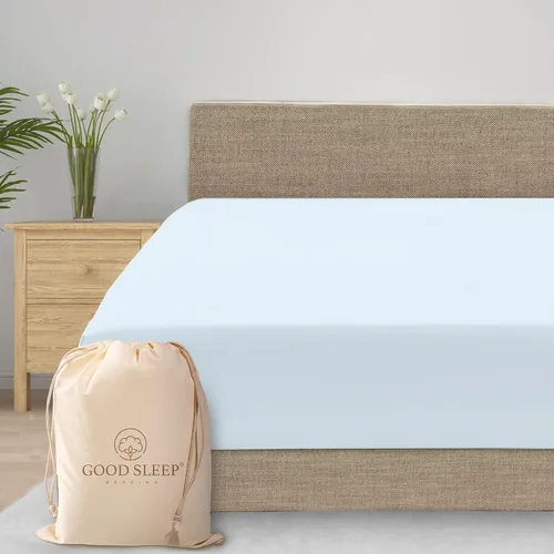 Miniatura 9 de Good Sleep Bedding Sábana Bajera Ajustable Tamaño King Solamente – Sábana bajera suave y transpirable tamaño King de 1000 hilos tamaño King