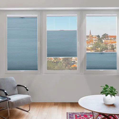Miniatura 56 de Tonature Persianas Celulares de Tamaño Personalizado para Ventanas Cortinas Blackout sin Cordón Persianas Enrollables Protección UV Aislamiento