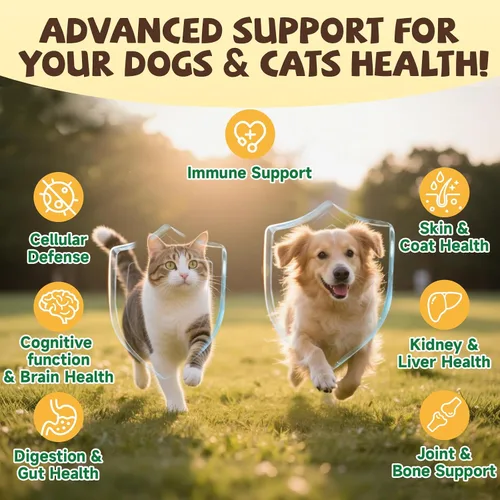 Miniatura 4 de Hongo de cola de pavo para perro con MSM para la salud de las articulaciones, hongo para perros y gatos, bultos y protuberancias, colágeno