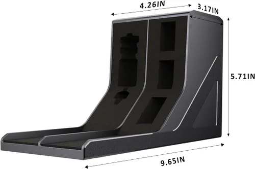Miniatura 7 de SUMING Cartuchera Universal para Pistola, Soporte para Pistola para Arma de Fuego, Porta Pistola Protectora para Arma de Seguridad, Compatible