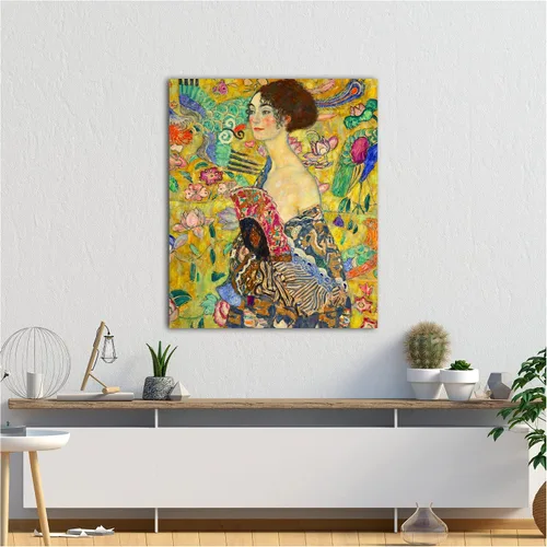 Miniatura 120 de A&T ARTWORK Campo de trigo con cipreses de Van Gogh Las reproducciones de arte clásico mundial, impresiones en lienzo giclée para decoración
