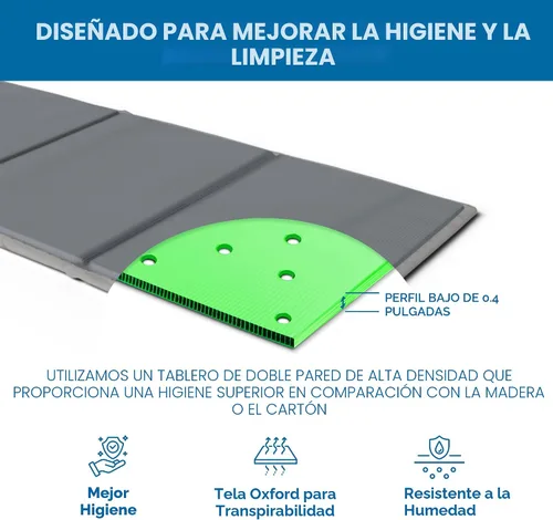 Miniatura 5 de Meliusly Premium 10mm Base para Cama Individual 2-Pack (96,5x190,5 cm) Diseño de Tablero de Cama de Perfil Bajo con Patente Pendiente - Bases