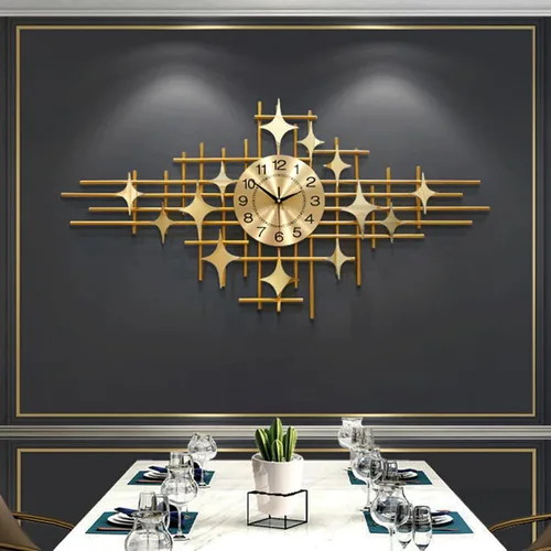 Reloj de pared grande, moderno y decorativo, diseño silencioso, decorativo, para cocina, con personalidad, para el hogar, sin tictac, para sala de