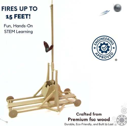 Miniatura 6 de Pathfinders Kit de madera medieval Trebuchet
