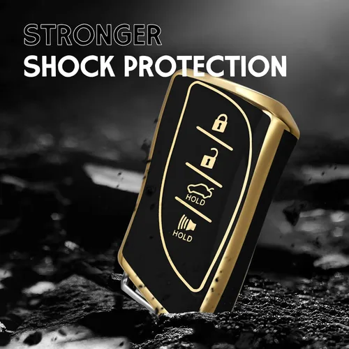 Miniatura 5 de Funda protectora de TPU suave para llavero compatible con Lexus ES350 ES300h UX200 LS500 LS500H LC500 LC500h control remoto inteligente de entrada