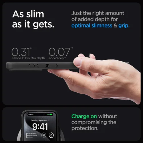 Miniatura 369 de Spigen Funda para iPhone 13 Mini, ultra híbrida MagFit [antiamarilleo] [compatible con Magsafe] - Transparente