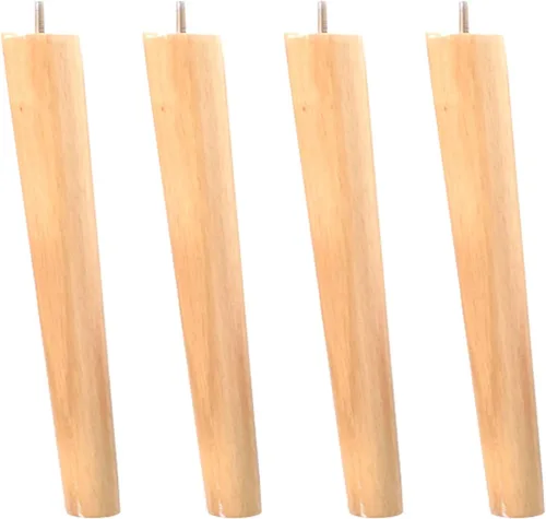 Miniatura 11 de M8 - Patas oblicuas de madera maciza para muebles, patas de mesa, patas de soporte para sofá, 3.1-27.6 in, para mueble de TV, escritorio, mesa