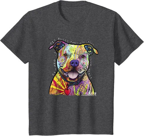 Miniatura 32 de Beware Of Pit Bulls, Dean Russo Pitbull Original - Camiseta para amantes de los perros, Negro