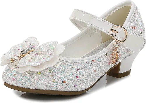 Cadidi Dinos Zapatos de vestir para niñas, zapatos de fiesta de boda, zapatos de tacón Mary Jane Princesa (bebéniño pequeñoniño grande)