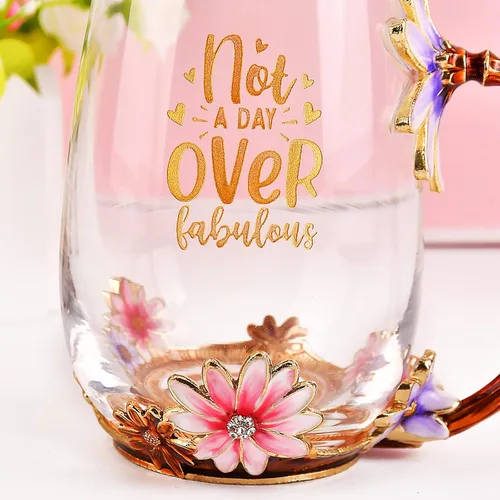Miniatura 5 de OEAGO Regalos de cumpleaños para mujeres, taza de té para mamá, regalos únicos de amistad para madres para ella de parte de hija, hijo, ideas
