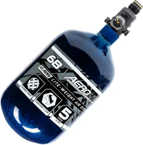 Miniatura 12 de HK Army Aerolite de fibra de carbono HPA Sistema de tanque de aire comprimido para paintball Transparente