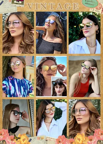 Miniatura 5 de FIMILU Paquete de 2 lentes de sol polarizados para mujer, lentes de protección UV400, montura grande, lentes de moda, elegantes