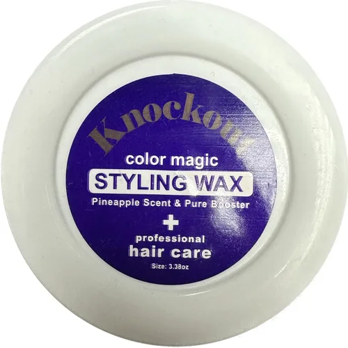 Miniatura 10 de Knockout Color Magic Hair Styling Wax (01 Charcoal)