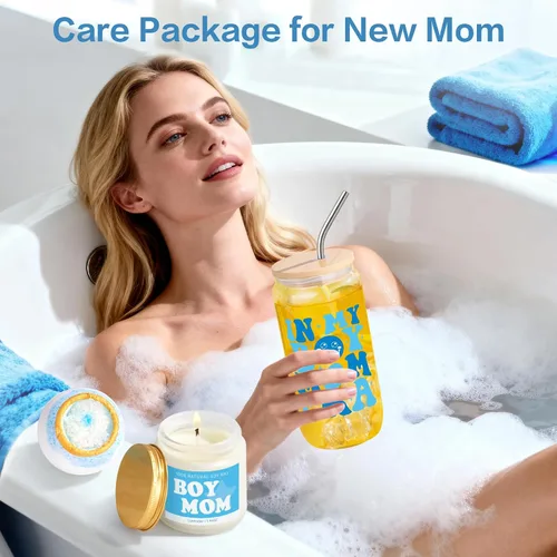 Miniatura 4 de Paquete de cuidado para nuevas mamás después del bebé, regalos para la nueva mamá y regalos esenciales para bebés, regalo posparto para futuras